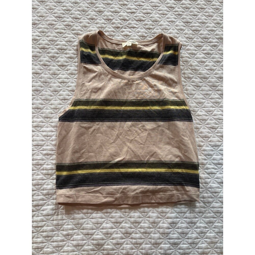 Women's striped sleeveless tank top